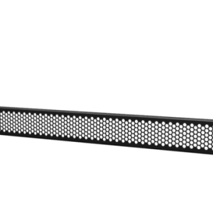 1U 19" ventilated blind panel with hexagonal perforation